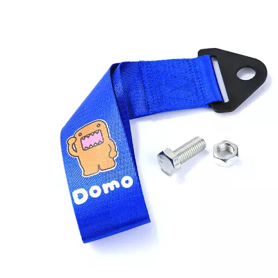 $13.97 • Buy Jdm Domo Kun Blue High Strength Nylon Car Trailer Tow Rope Towing Hook Strap