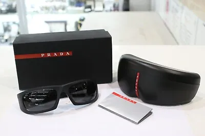 $289 • Buy Prada Linea Rossa Impavid PS 02YS Matte Black Sunglasses