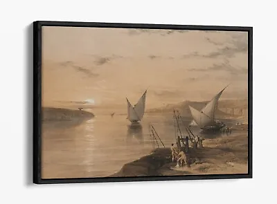 David Roberts Egypt And Nubia -float Effect Canvas Wall Art Print • £24.99