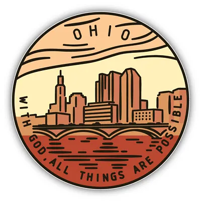 Ohio USA State Retro Vintage Vinyl Sticker Decal • $2.75