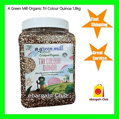 *New Arrival* A Green Mill Certified Organic Tri Colour Quinoa 1.8kg • $29.99