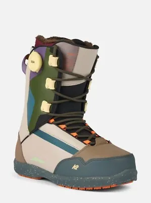 2024 NIB Mens K2 X Brain Dead Darko Snowboard Boots $380 9 Multi Boa Lace Ups • $299