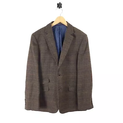 Mens Harvey & Jones Tweed Blazer XL UK 46R Jacket Slim Fit  • $49.74