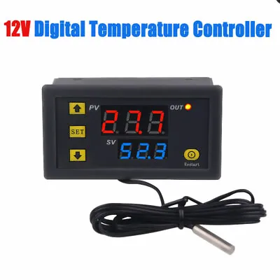 12V Intelligent Digital Temperature Controller Thermostat Temp Control Switch • $17.29