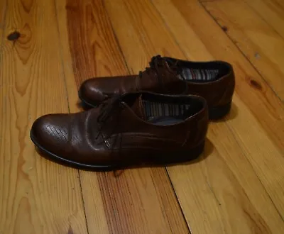 Camel Active 'durban' Men's Brown Leather Shoes Vgc Uk Size  8 • £12.95