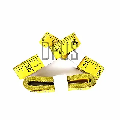 Extra Long 3m Sewing Tailor Tape Measure Fabric Measuring Tapes Ruler Soft Flat • £8.75