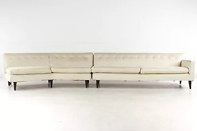 Edward Wormley For Dunbar Mid Century Sectional Sofa • $4795