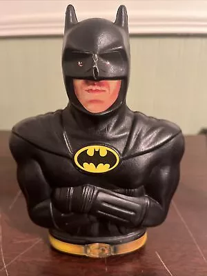 Vintage 1989 Batman Movie 7  Plastic Coin Bank DC Comics Michael Keaton Cereal • $4.99