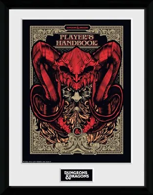 $44 • Buy Dungeons And Dragons: Players Handbook - Collector Print (41x30.5cm)