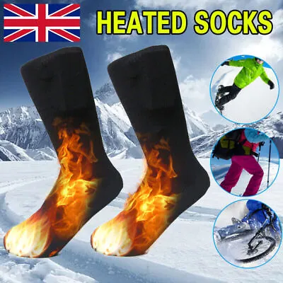 £13.99 • Buy Winter Electric Heated Socks Battery Power Foot Winter Warmer Socks Unisex Feet