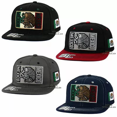 MEXICO Hat Cap Eagle Aguila Federal Logo Flag Snapback Flat Bill Baseball Cap • $12.85