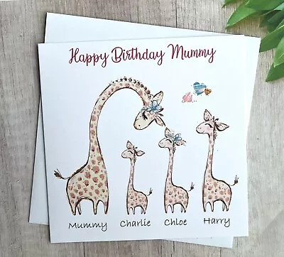 Personalised Birthday Card  Mum Grandma  Nana  Mummy Nanna Granny Nanny  Cute • £3.49