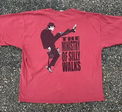 Vintage Monty Python T Shirt Ministry Of Silly Walks 2001 Flying Circus Size 2XL • $51.97