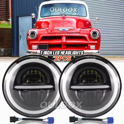 For Chevrolet Truck 1954-1957 3100 1956-1959 7Inch LED ROUND Headlights • $77.99