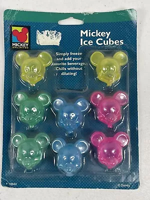 🔥 Vintage • Disney Mickey Mouse Ice Cubes Molds 8 Pcs Brand New Sealed • $10.95