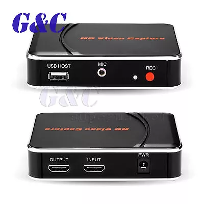 HDMI Game Capture Card HD 1080P Video Recording To USB Disk For PS4 Xbox360 WiiU • $53.19