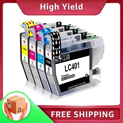 4pk LC401 LC-401 Ink Cartridges For Brother MFC-J1010DW MFC-J1012DW MFC-J1170DW • $17.35