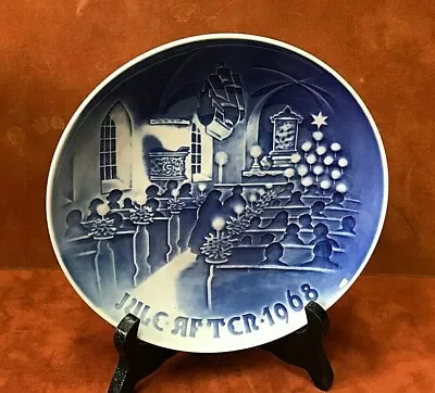 B & G Bing & Grondahl Copenhagen   CHRISTMAS IN CHURCH   Plate 1968 ~  • $7.45