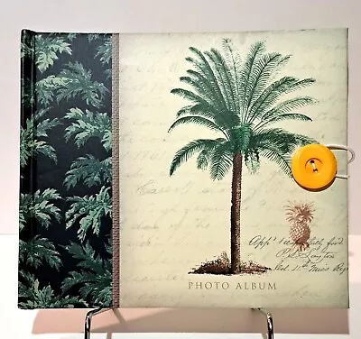 Photo Album Palm Tree Booklet - 2005 Giftco Inc Paper Bamboo Border Vacation  • $5.99