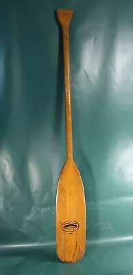 Vintage Feather Brand Wood Canoe Paddle - Repaired Wall Hanger 4 1/2’ • $34.99