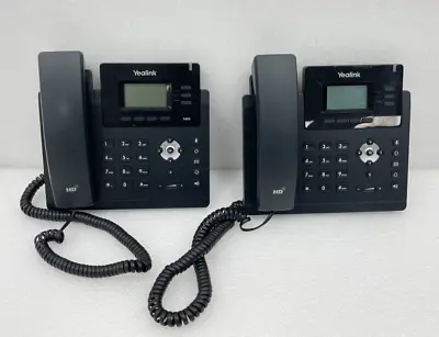 LOT OF 2 Yealink SIP-T40G IP Phone - VoIP Phone - No Stand !! • $30.24