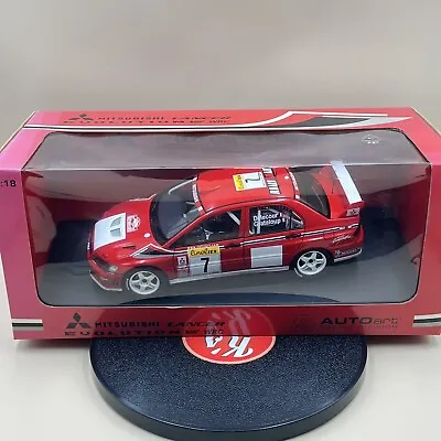 AUTOart 1/18 Mitsubishi Lancer Evo VII 7 WRC 2002 Rally Monte Carlo 80251 • $372.10