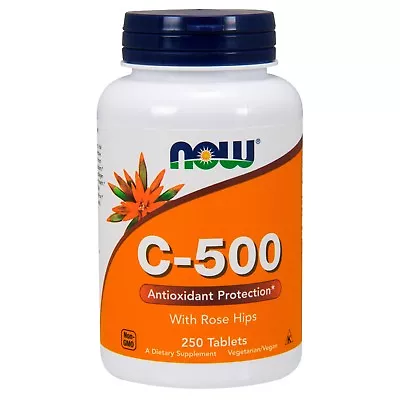 NOW Foods Vitamin C-500 250 Tablets • $12.99