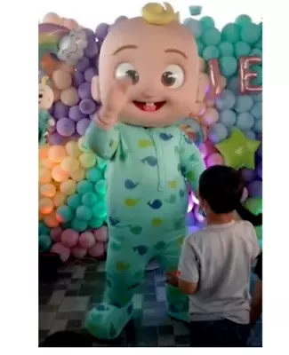 2022 New Baby Cocomelon Jojo Boy Mascot Costume Adult Character Suit • £145.99