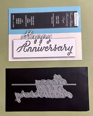 MEMORY BOX -  Happy Anniversary   DIE ONLY • $4