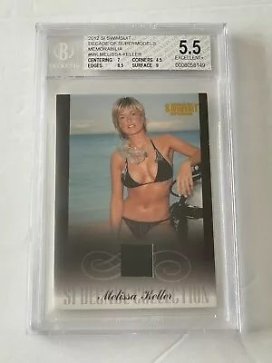 2021 Sports Illustrated SI Swimsuit MELISSA KELLER Memorabilia WORN BIKINI BGS • $40