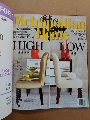 Metropolitan Home Magazine  December 2003 M436 • $13.99