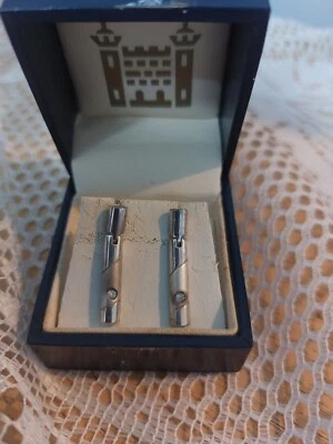 £50 • Buy 925 Silver With Diamond - Royal Mint Drop Earrings In Original Box