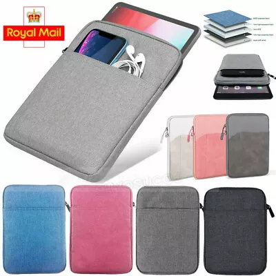 For Samsung Galaxy Tab S6 Lite S8 A8 A7 Tablet Protective Sleeve Case Bag Pouch • £9.99