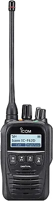 ICOM IC-F62D Handheld Digital Radio | F62 | Walkie Talkie | Waterproof | • £495