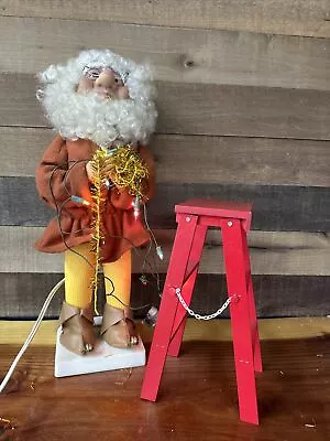 Vintage TELCO Christmas MOTION-ette Animated ELF  Santa's Helper Hanging Lights • $150