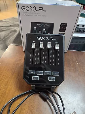 TC Helicon GO XLR Mini Online Broadcast Mixer #000-DI700-00010 • $85