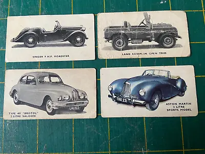 Four Cards From KELLOGGS-MOTOR CARS 1949 • £0.99
