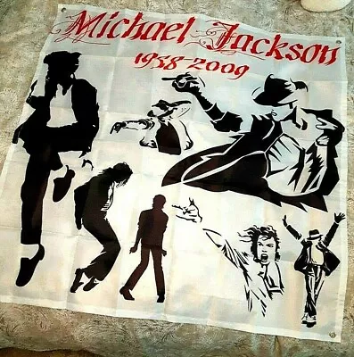 Michael Jackson Poster / Flag NEW 37  X 37  • $8.04