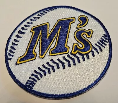 Seattle Mariners 3”X3” Iron On Embroidered Patch FREE Shipping!! • $6.99