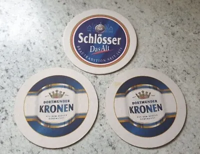 £3 • Buy 3 Beer Mats Kronen Schlosser Pub Memorabilia Collectables Man Cave Coasters