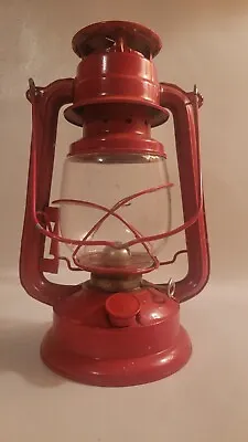 11 Inch Red Kerosene Hurricane Lantern • $21.95