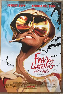£43.80 • Buy FEAR AND LOATHING IN LAS VEGAS MOVIE POSTER DS ORIGINAL INTL 27x40 JOHNNY DEPP