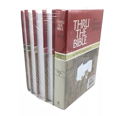 NEW Thru The Bible Hardcover 5 Volume Set  J. Vernon Mcgee Study Reference • $99.75