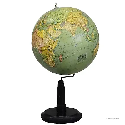Columbus Earth Globe By Paul Oestergaard - Berlin Ca. 1900 • $1124.99