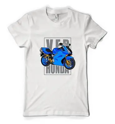 Honda VFR Motorcycle Sports Biker Ride Biker Personalised Unisex Adult T Shirt • £17.49