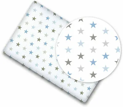 Baby Nursery Bed Fitted Cot Sheet 100% Cotton Printed Design For Crib 90x40cm • £6.99