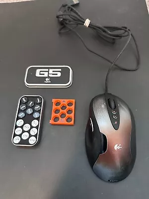 RARE Logitech G5 USB Laser Gaming Mouse W/ Adjustable Weight Cartridge And DPI • $92