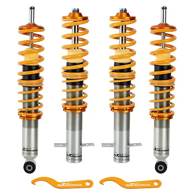 $182.95 • Buy Street Coilovers Adjustable Height Suspension Kits For VW Golf Jetta I Caddy MK1