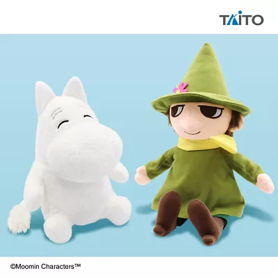 Moomin & Snufkin Set SL Plush Doll Stuffed Toy TAITO Anime 12-in • $75.20