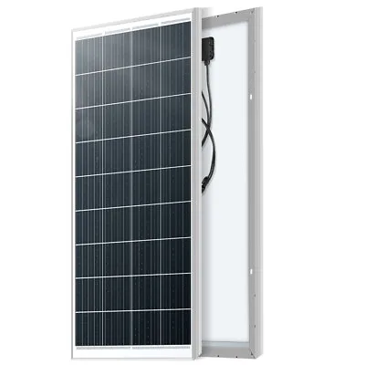 100W Solar Panel 18V Monocrystalline Module PV Power RV Trailer Camper Van • £44.99